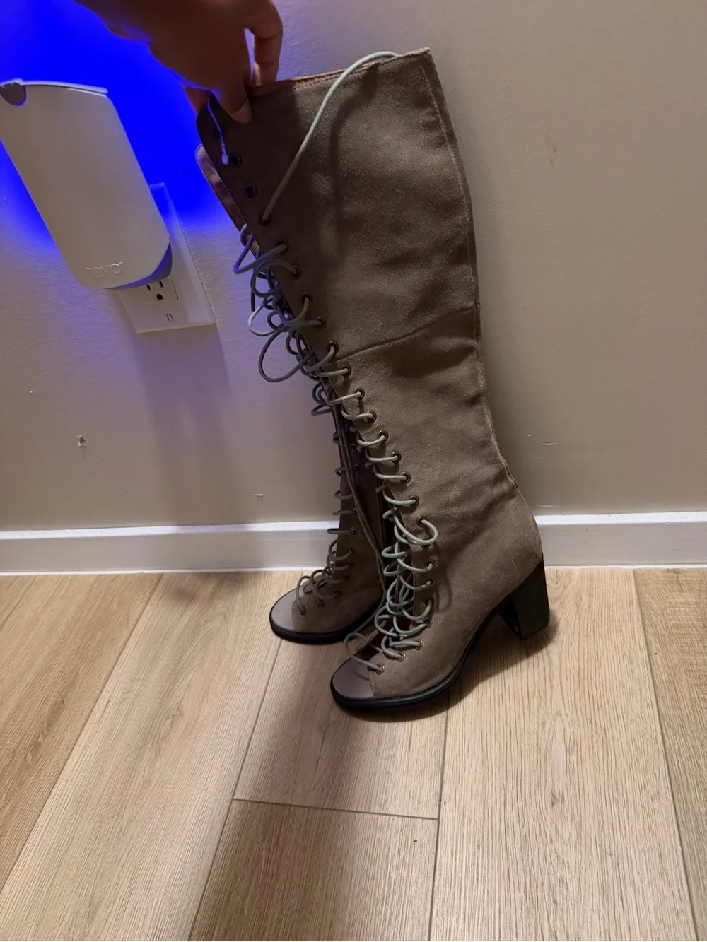 Free People x Jefferey Campbell “Perspective” Lace up boots